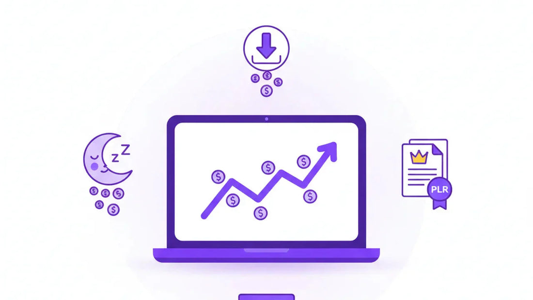 Revenus passifs avec les produits digitaux PLR : guide complet 2026