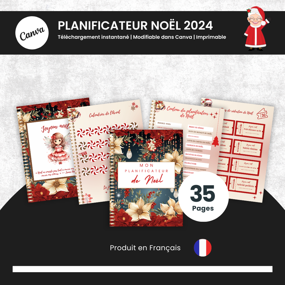 Planner pack to organize and structure your daily life