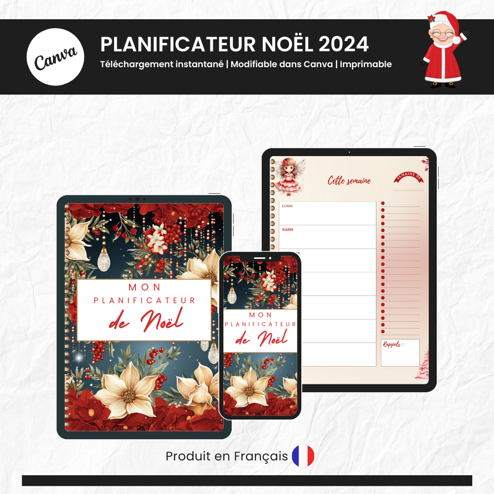 Planner pack to organize and structure your daily life