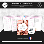 Planner pack to organize and structure your daily life
