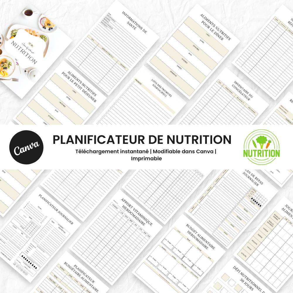 Planner pack to organize and structure your daily life