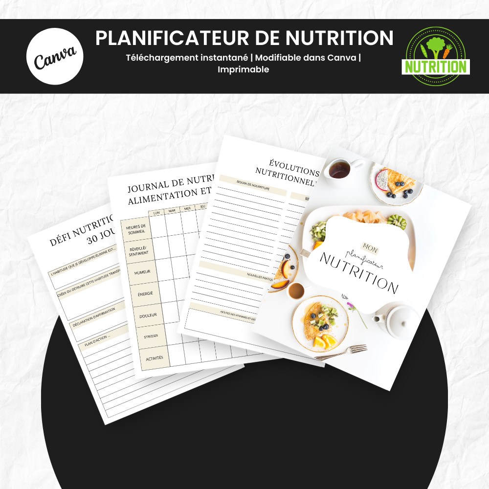 Planner pack to organize and structure your daily life