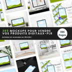 385 Mockups pour Produits Digitaux PLR - Captivateur