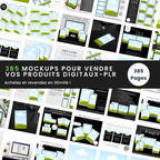 385 Mockups pour Produits Digitaux PLR - Captivateur