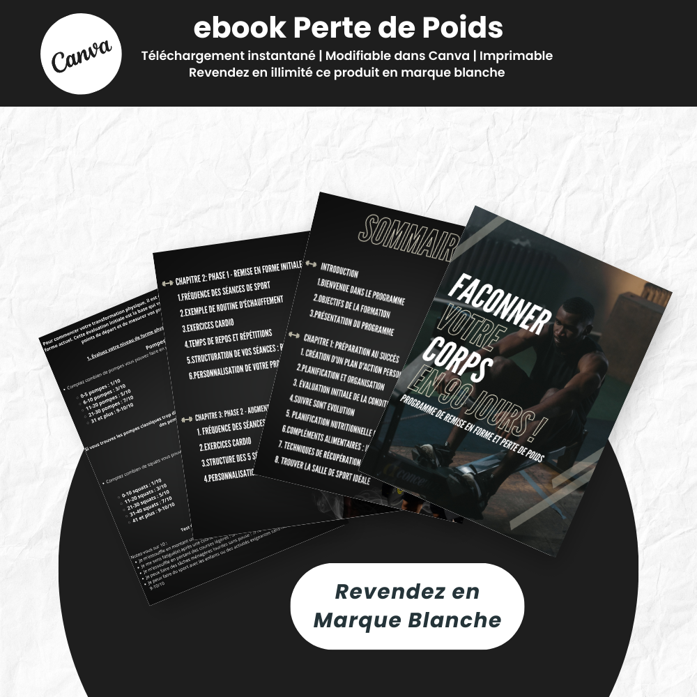 ebook perte de poids PLR Français