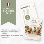 Batch Cooking ebook PLR mockup numerique tablette et smartphone