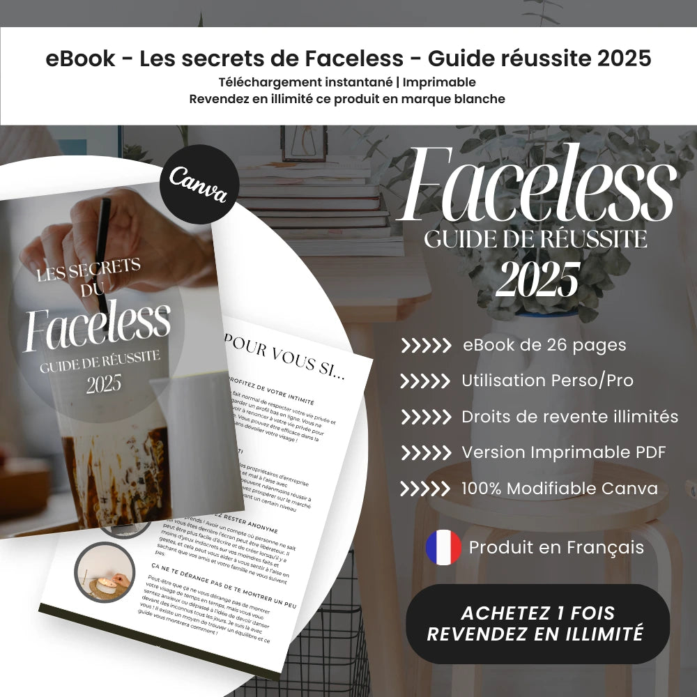 Faceless video pour créer et monétiser du contenu digital - Captivateur