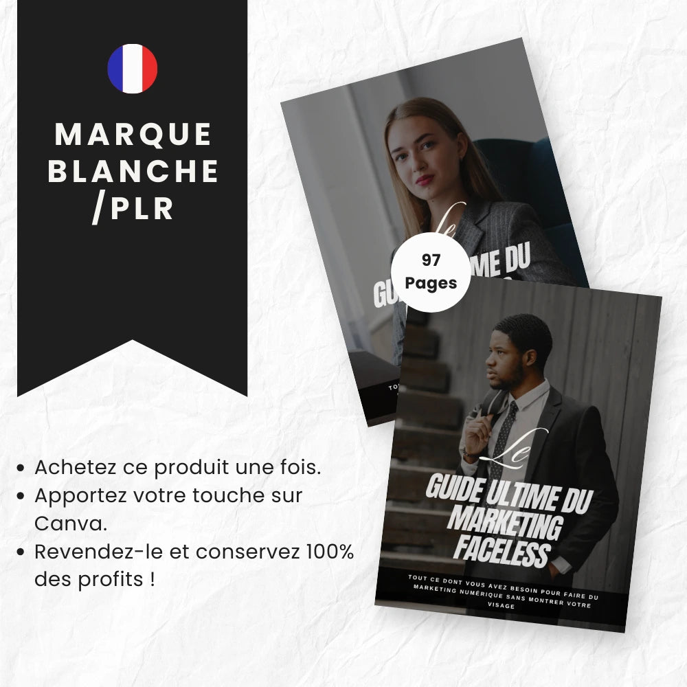 Le Guide Ultime du Marketing Faceless PLR - Captivateur
