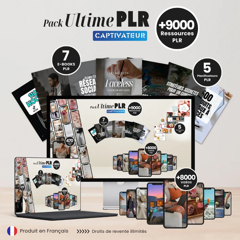 Pack Plr Bibliothèque PLR: les meilleurs contenus PLR – Captivateur
