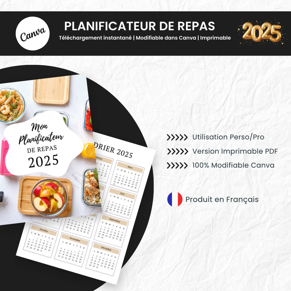 Pack planificateurs pour organiser et structurer votre quotidien - Captivateur