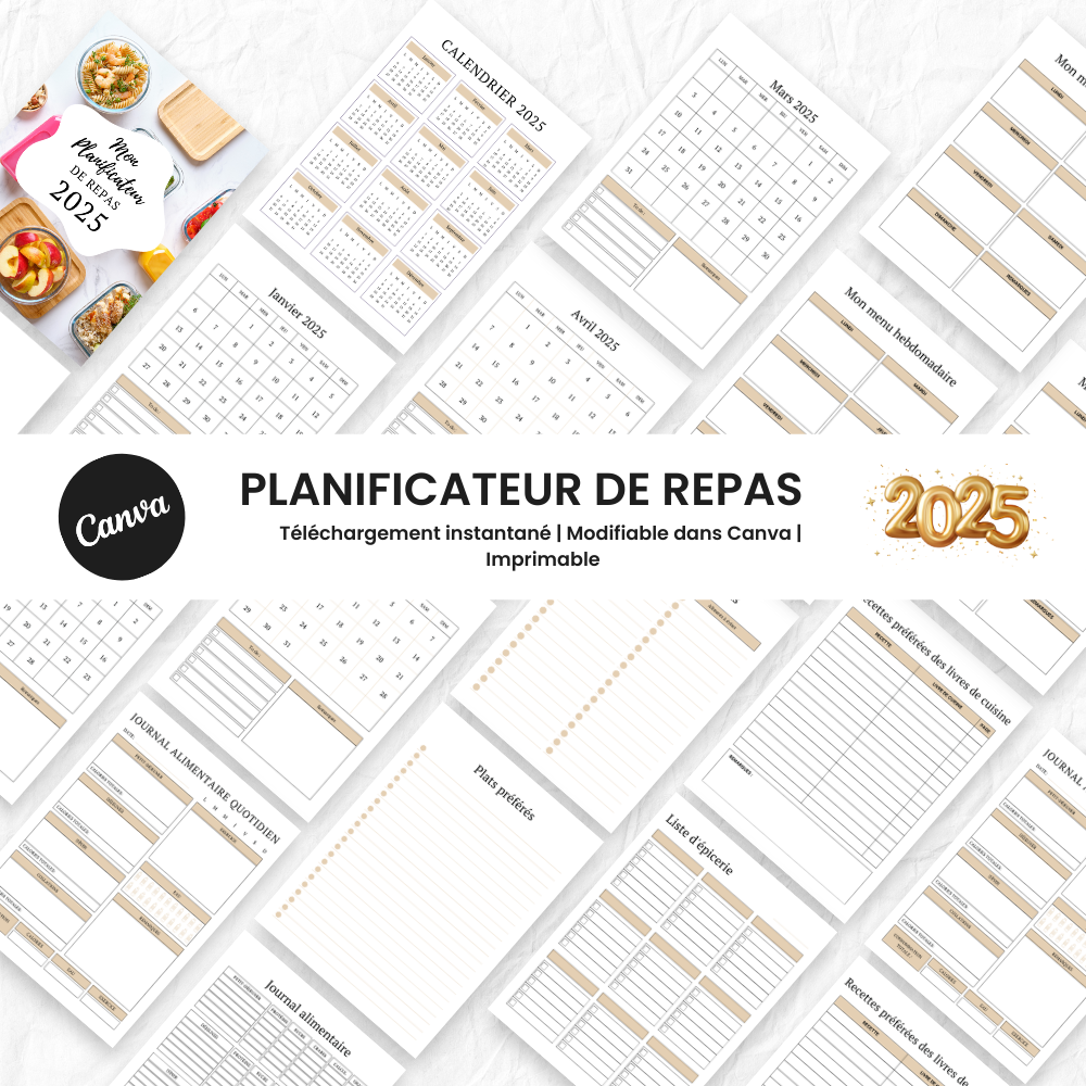 Pack planificateurs pour organiser et structurer votre quotidien - Captivateur