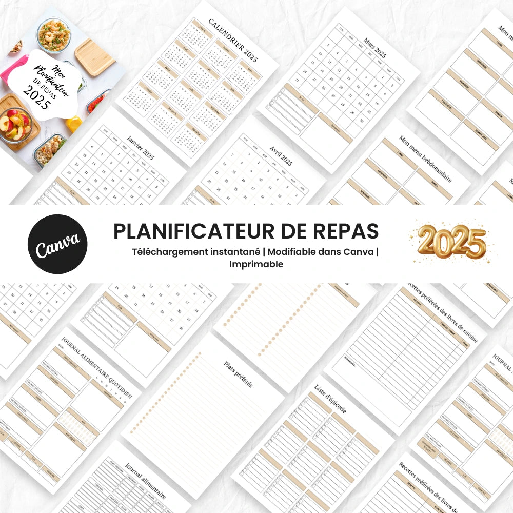 Pack planificateurs pour organiser et structurer votre quotidien - Captivateur