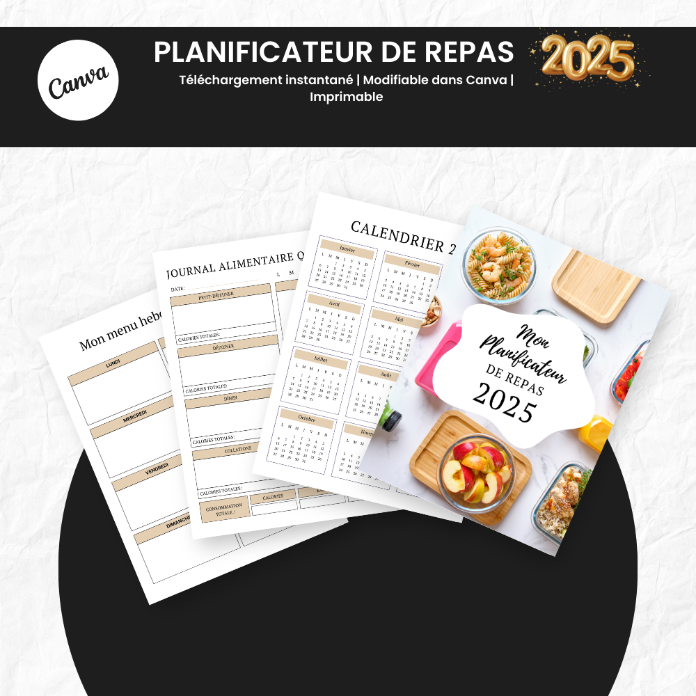 Pack planificateurs pour organiser et structurer votre quotidien - Captivateur