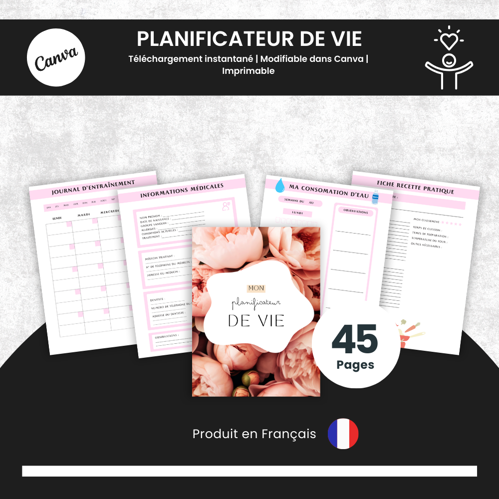 Pack planificateurs pour organiser et structurer votre quotidien - Captivateur