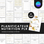 Planificateur Nutrition PLR à utiliser ou revendre sous votre marque - Captivateur