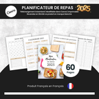 Planificateur PLR de Repas Organisation alimentaire éditable - Captivateur