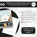 Planificateur Shopify PLR pour réussir le lancement de votre boutique - Captivateur