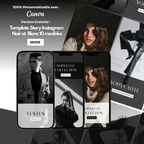Templates PLR Instagram Story  Mode Noir et Blanc (10 Modèles à Revendre) - Captivateur