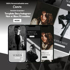 Templates PLR Instagram Story  Mode Noir et Blanc (10 Modèles à Revendre) - Captivateur