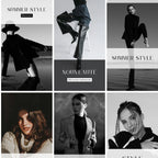 Templates PLR Instagram Story  Mode Noir et Blanc (10 Modèles à Revendre) - Captivateur