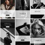 Templates PLR Instagram Story  Mode Noir et Blanc (10 Modèles à Revendre) - Captivateur