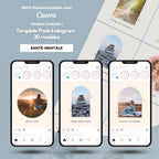 Templates PLR Posts Instagram Santé Mentale (30 Posts à Revendre) - Captivateur