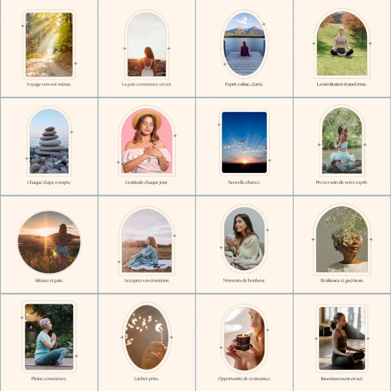 Templates PLR Posts Instagram Santé Mentale (30 Posts à Revendre) - Captivateur