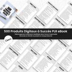 eBook 500 Produits Digitaux à Succès PLR - Captivateur