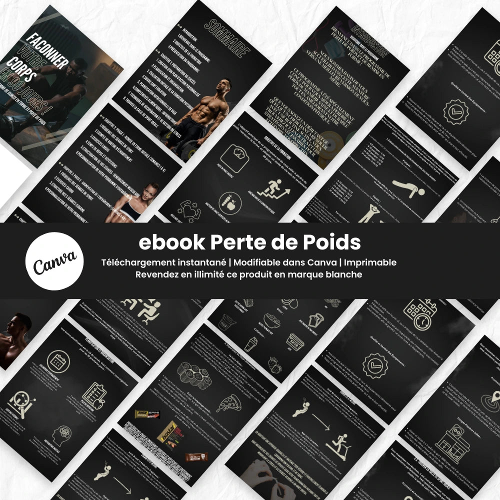 ebook perte de poids PLR Français - Captivateur
