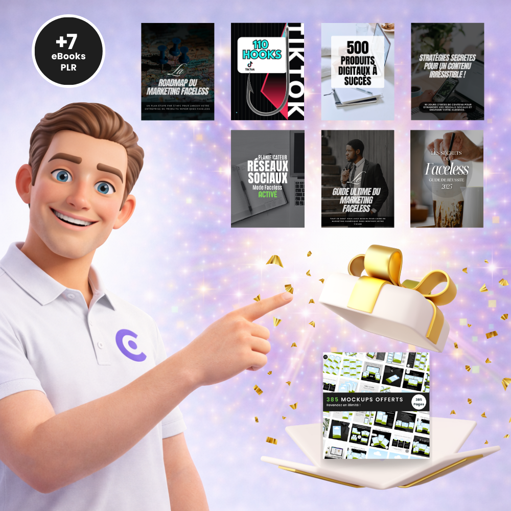 ebook plr Pack Marketing Digital - Captivateur