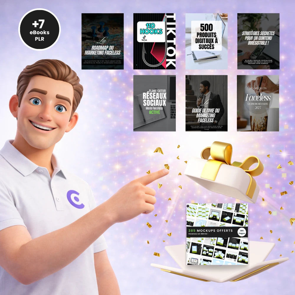 ebook plr Pack Marketing Digital - Captivateur