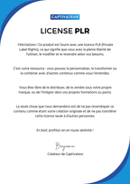 ebook prise de masse PLR Français  Captivateur