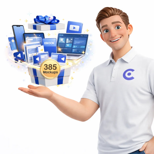 385 Mockups Produits Digitaux PLR