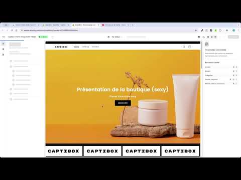 Section Shopify Vidéo Slider – PLR tous thèmes
