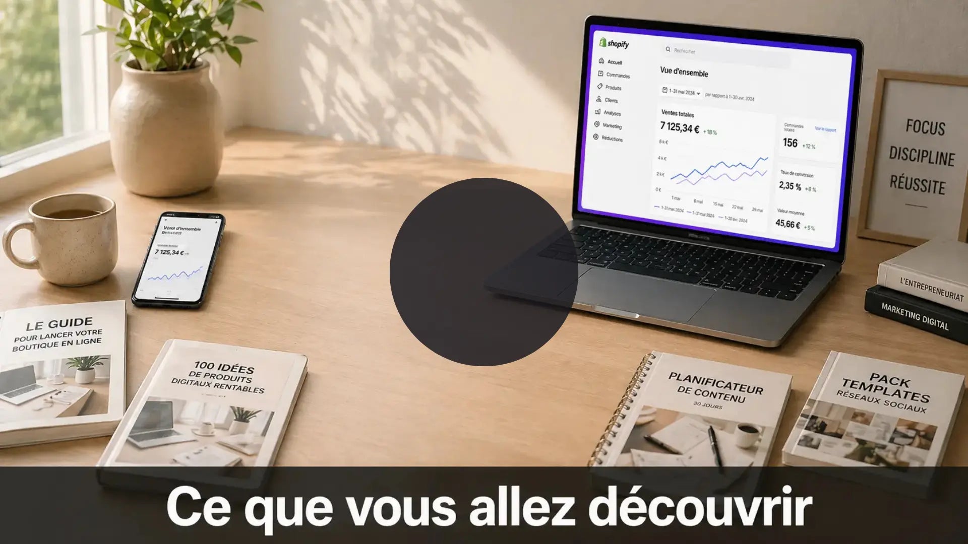 Découvrez ce que vous allez recevoir avec votre commande sur Captivateur — vidéo méthode incluse avec chaque achat PLR